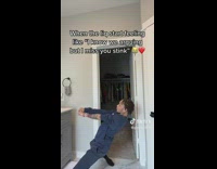 Man Waves Body and Leans as he Dance