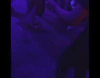 music guy white shirt dancing and falling down 