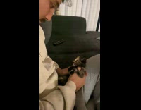 Collab Clips MPUGC - Man scolding kitten for biting him