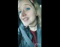 Black leather jacket girl car seatbelt dtf 