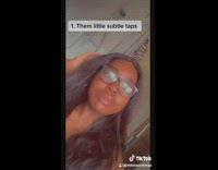 Different ways girl scratches head under wig