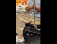 Collab Subway Creatures - Man eat eggs inside the subway