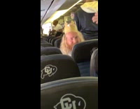 Collab Clips_MPUGC - Man wearing burger king crown on flight 