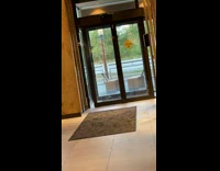 Door with sensors opens and closes on its own