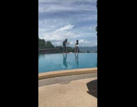 Girl white swimsuit pool hut instagram boyfriend part 2