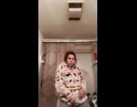 Collab BitchMP - Brushing teeth bathroom slip girl