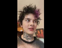 Emo woman is worried about sound rooster makes 