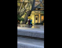 Two women teenagers same outfit tiktok dance