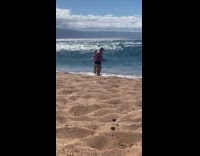 Collab IITW - Woman bikini top selfie at the beach