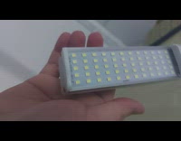 Back of LED light touched and slightly lit the bulb