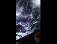 Girl yelling about ex breaking her tv 