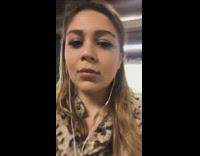 people wearing disco balls as hats in subway station