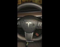 Guy bites pickle and it explodes on steering wheel