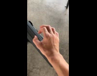 Upside down bike wheel spun with fidget spinner