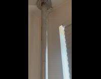 Submitter shows ceiling leaking from the storm