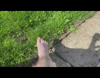 Tan spray leg wd40 prosthetic leg 