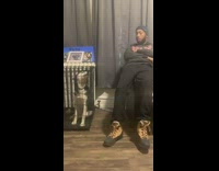 Collab BitchMP - Husky dog in cage in trouble barking