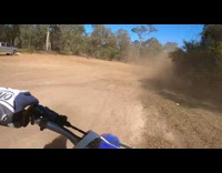 Collab SendItOfficiall - Guy blue dirt bike wood fail