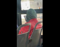 Man puts inhaler nasal stick on nose