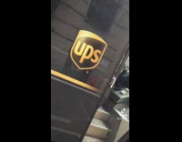 Collab BitchMP - Woman in UPS truck sitting on driver 