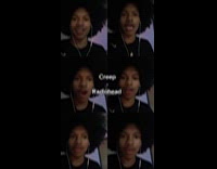 Guy sings creep cover with own melody