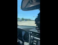 Guy tries to run from cops runs into cop car