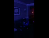 Spiderman costume guy falls white table fail 