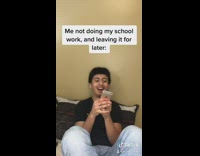 Guy procrastinates work failing 