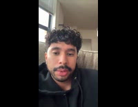 Guy talks about cat meow