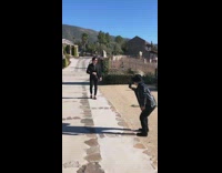 Man black suit pictures road