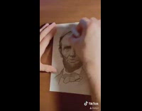 Collab BitchIG2 - Abraham lincoln perfect circle drawing
