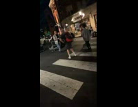 Boy tries to dance to Latin music