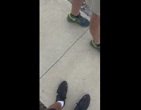 Raindrops disappears when it lands on the concrete