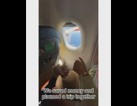 2 best friends travel together with handshake 