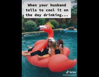 Collab ClipsIG - When your husband tells you to cool it on the day drinking 