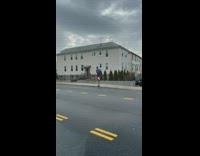 Man Rides Unicycle on Road Bike Lane