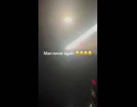 Guy ride scooter on street then falls down