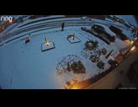 Man gets karma after throwing snowball on girlfriend