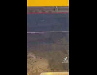 Girl drive thru drives off brownie 