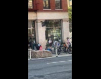 Pirate style fishing money on the street