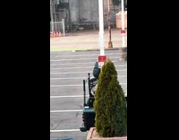 Police practices bike tricks at parking lot
