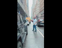 Guy Dances to Hip Hop with Sagging Pants 