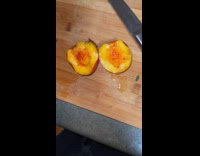 Collab Clips MPUGC2 - Woman sees almond like seed inside nectarine