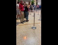 Electric socket on fire at Met building