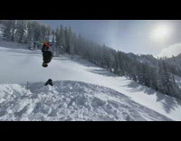 Guy does triple backflip on pink skis 