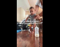 Collab ClipsIG - Woman makes nephew dance to bless the bottle 