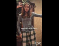 Coraline if she was a savage 