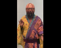 Takashi Murakami robot split face talk museum