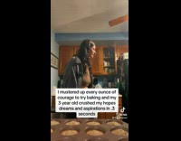 Collab BitchMP - Woman bakes muffins for son