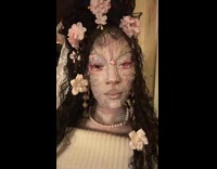 Submitter shows her DIY avatar makeup 